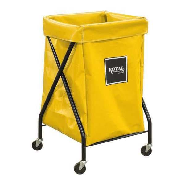 X-Frame Cart, 6 Bu, Yellow Vinyl