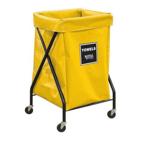 X-Frame Cart, 6 Bu, YL Vinyl, Towels