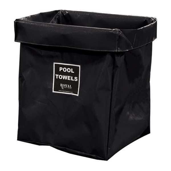X-Frame Bag, 8 Bu, BK Vinyl, Pool Twl