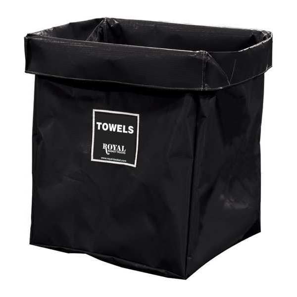 X-Frame Bag, 8 Bu, BK Vinyl, Towels