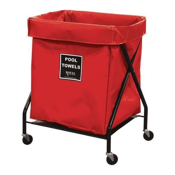 X-Frame Cart, 8 Bu, RD Vinyl, Pool Twl