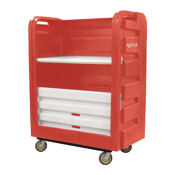 Turnabout Trk, 48 Cu ft., Red, Plstc, A
