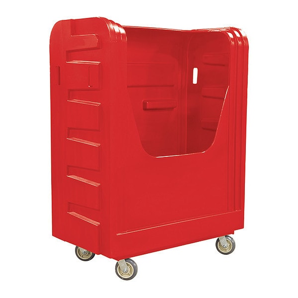 Bulk Poly, 48 Cu ft., Red, A