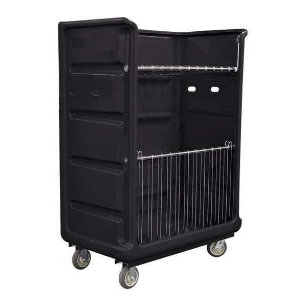 Turnabout Trk, 48 Cu ft., Black, Wire, A