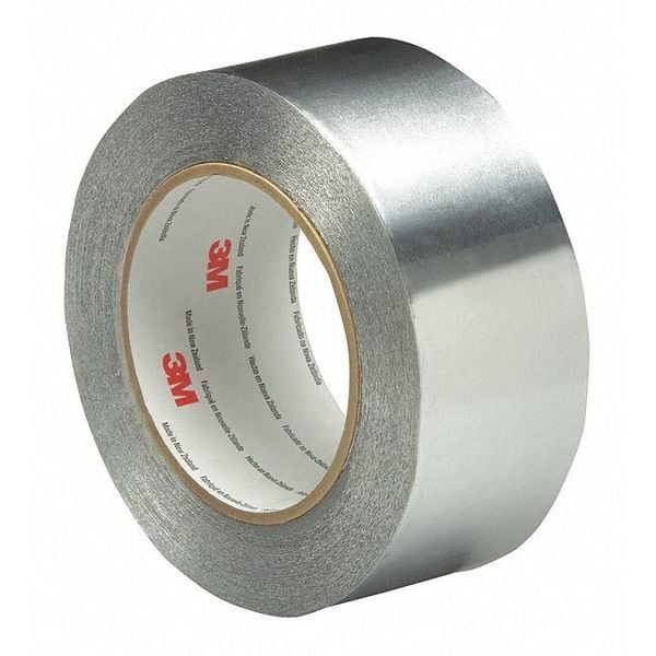 Aluminum Foil Tape, 4.6 Mil, 2"x60 yds., Silver, PK24