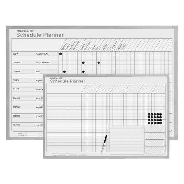 2 ft.x3 ft. Schedule Planner Board Kit