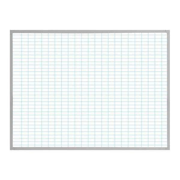 Porcelain Gridded Board, 36 x 48", Porcelain, 36", 48"