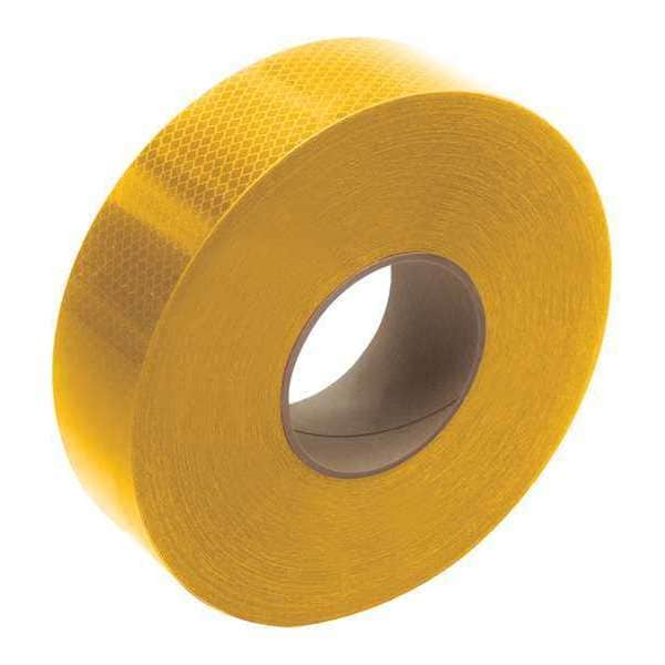 Reflective Tape, 22.0 Mil, 2"x150', Yellow