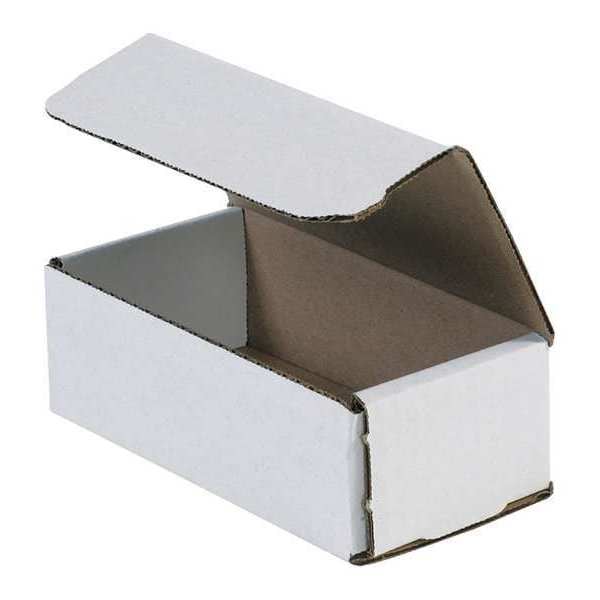 12 in x 6 in x 4 in Inside H, Literature Mailer, White, Corrugate, Single Wall