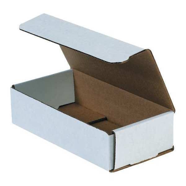 10 in x 4 in x 2 in Inside H, Literature Mailer, White, Corrugate, Single Wall