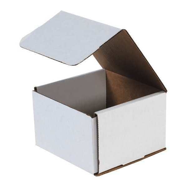 6 in x 6 in x 4 in Inside H, Literature Mailer, White, Corrugate, Single Wall