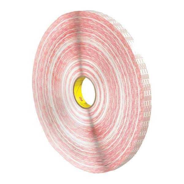 3M 476XL Double Sided Extended Liner Tape, 6.0 Mil, 1" x 540 yds., Clear, PK6