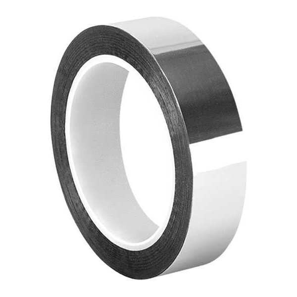 Polyester Film Tape, Silver, 1"x72yd.