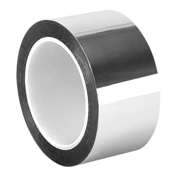 Polyester Film Tape, Silver, 3"x72yd.