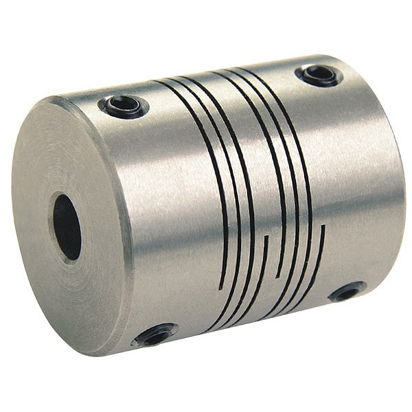 Motion Control Coupling, 4 Beam, 9x8mm, 303 SS, OD 30.0mm, L 30.0mm