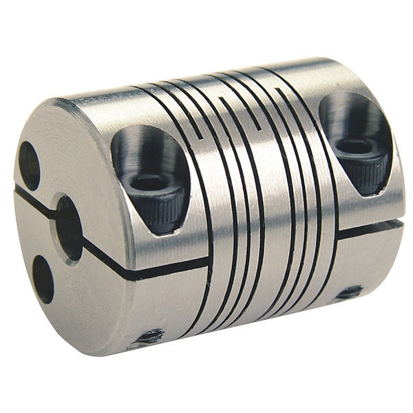 Motion Control Coupling, 4 Beam, 9x8mm, 303 SS, OD 30.0mm, L 38.0mm