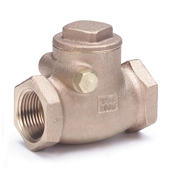 1-1/4" FNPT Bronze Swing Check Valve