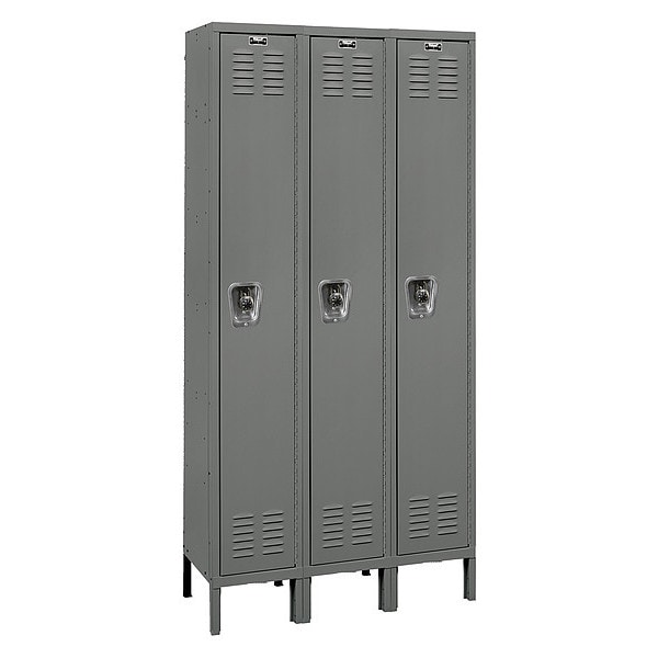 ReadyBuilt Locker, 36"X12"X78", Sgl Tier