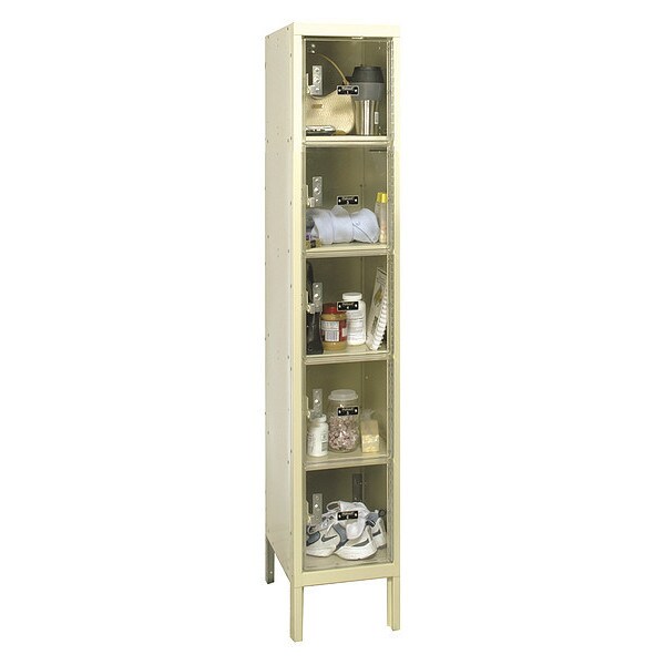 Sfty View Plus Locker, 12"X12"X66", 5 Tier