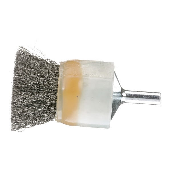 Crimped Wire Coated End Brush, 1/2"