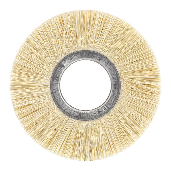 Untreated Tampico Wheel Brushes, 12"