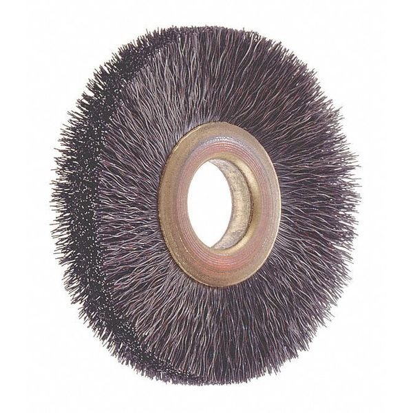 Crimped Wire Wheel Brush, 3", 0001109700
