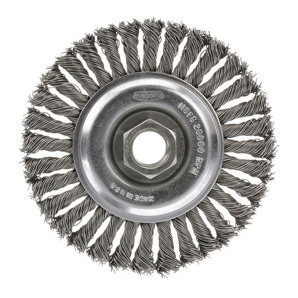Knot Wire Wheel Brush, 10", 0002607200