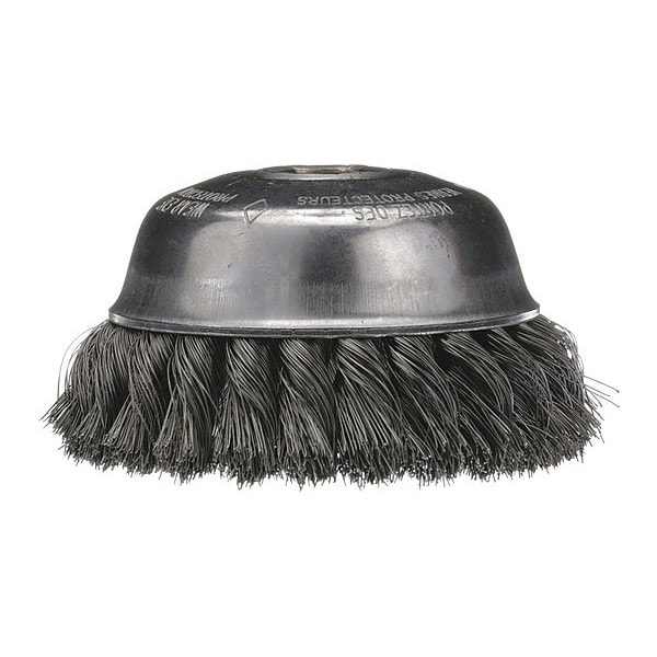 Knot Wire Cup Brush, 3-1/2", 0003300500