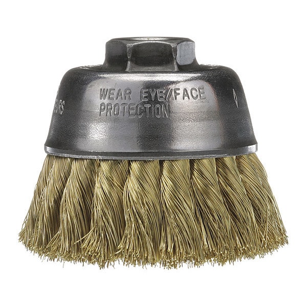 Knot Wire Cup Brush, 3-1/2", 0003300600