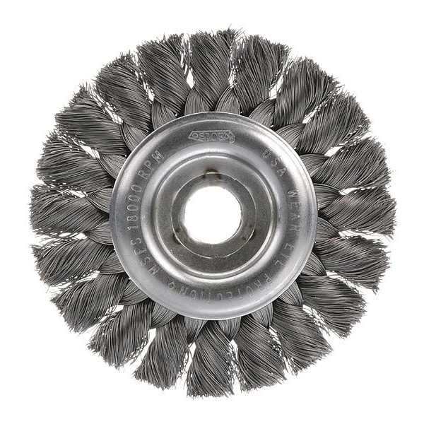 Knot Wire Wheel Brush, 10", 0002613700