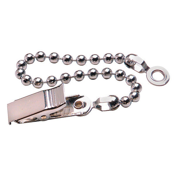 Security Clip/6" Bead Chain, PK10