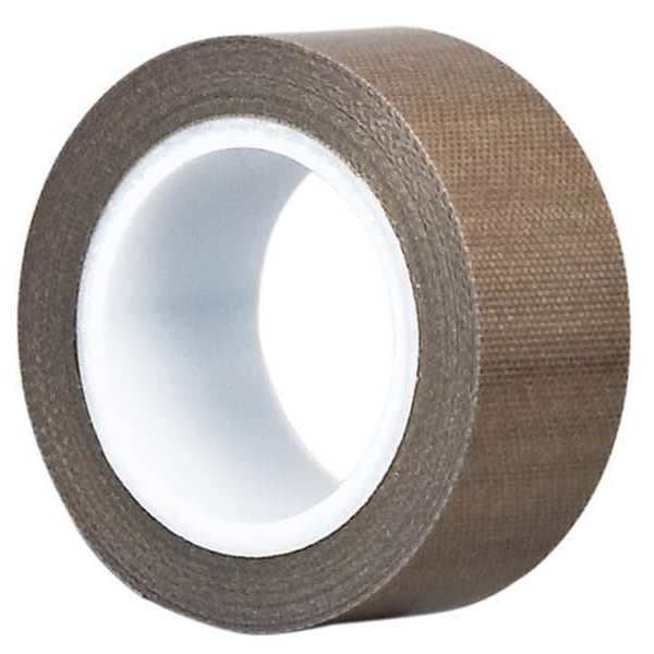 PTFE Fabric Tape, Brown, 2-1/4"x36yd.
