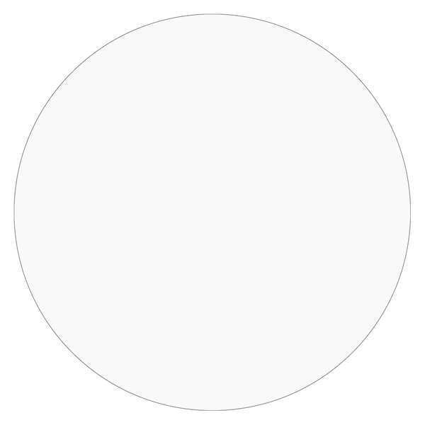 Tape Logic Inventory Circle Labels, 4", White, 500/Roll