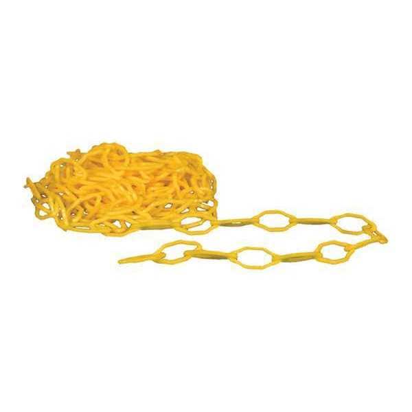 Yellow Plastic Chain, 2"x20 ft.