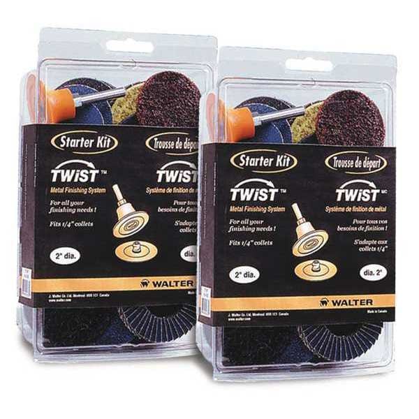 Twist Starter Kit, 2" Assort, 1/4" Arbor