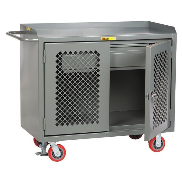 Bench Cabinet, Doors, HD Drawer, Steel Top