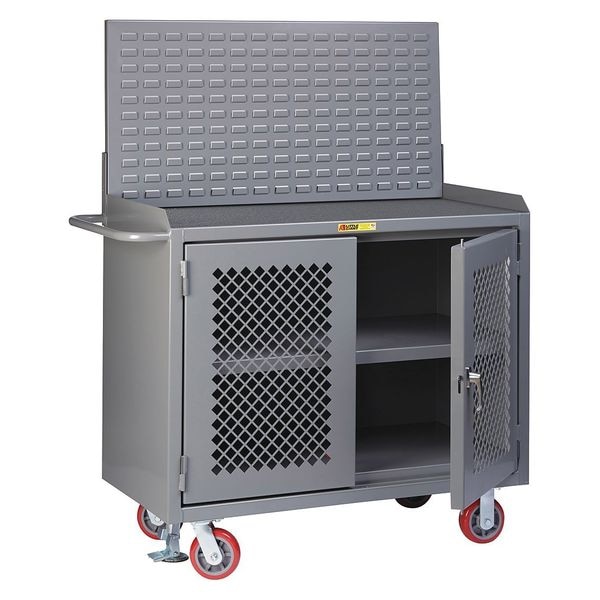 Bench Cabinet, Louver, Shelf, Vinyl Mat