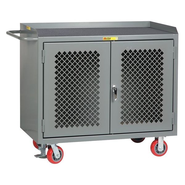 Bench Cabinet, 24x48, 2 Door, Vinyl Mat