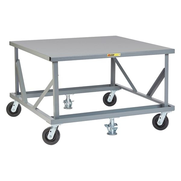 Mobile Pallet Stand, Floor Locks, 40x48
