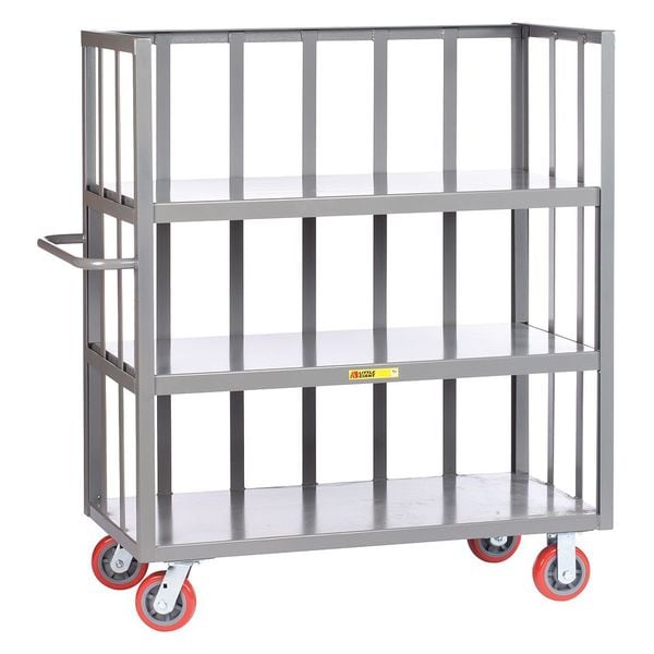 Bulk Truck, 3 Shelf, 6" Poly Wheel, 24x48