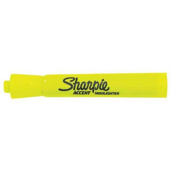Sharpie Accent Highlighters, Fluorescent Yellow, PK12