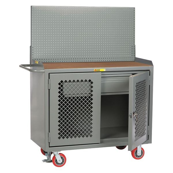 Bench Cabinet, Pegboard, Drawer, Hardboard