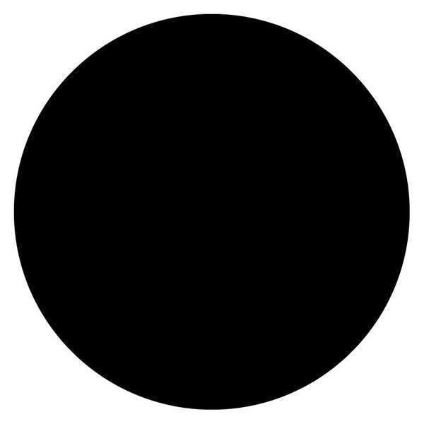 Tape Logic Inventory Circle Labels, 1 1/2", Black, 500/Roll