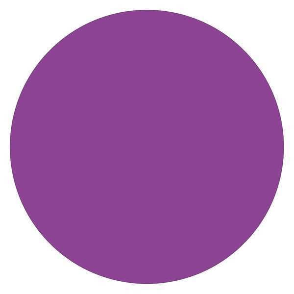 Tape Logic Inventory Circle Labels, 3", Purple, 500/Roll