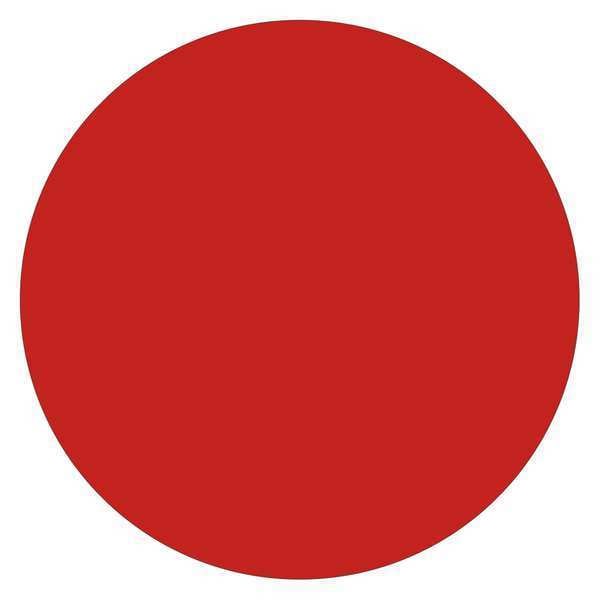 Tape Logic Inventory Circle Labels, 3", Red, 500/Roll