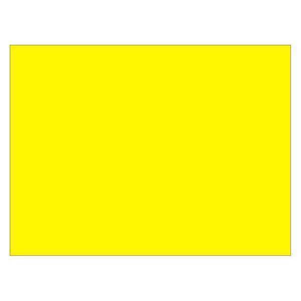 Tape Logic Inventory Rectangle Labels, 3" x 4", Fluorescent Yellow, 500/Roll