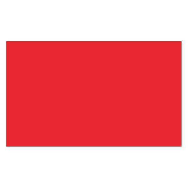 Tape Logic Inventory Rectangle Labels, 3" x 5", Fluorescent Red, 500/Roll