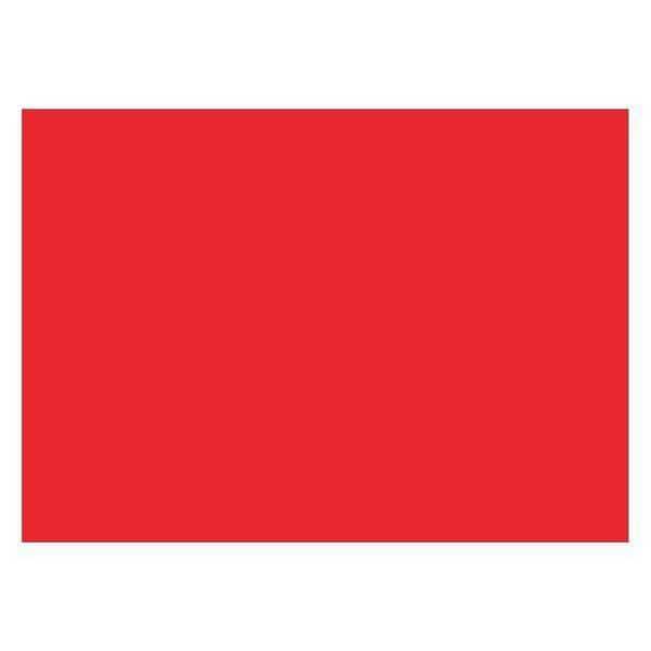 Tape Logic Inventory Rectangle Labels, 5" x 7", Fluorescent Red, 500/Roll