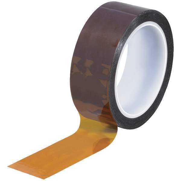 Kapton Tape, 1 1/2" x 36 yds., Amber, 1/Case