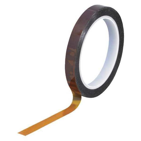 Kapton Tape, 1/2" x 36 yds., Amber, 1/Case